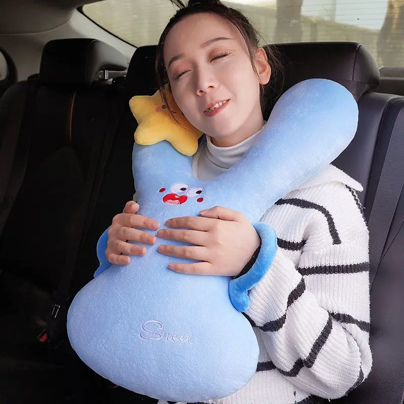 

2025 Shape Kids Travel Safety Pillow Car Seat Neck Pillow Car Sleep Long Distance Travel Pillow Head Pillow Support Kids Adults