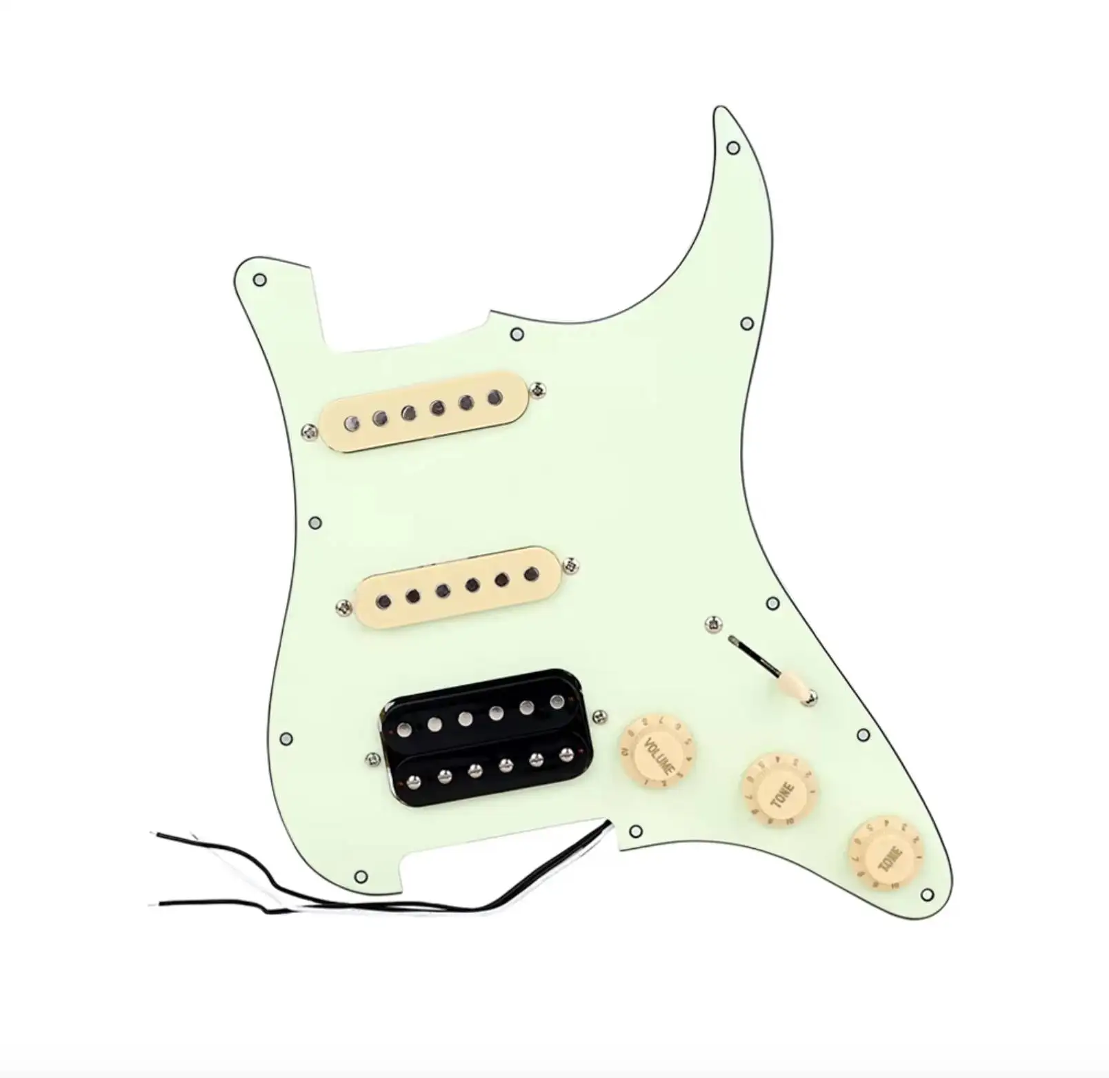 

Guitar Prewired Loaded Pickguard Set,with HSH Humbucker Pickups for ST Guitar Electric Guitars Replacement Parts