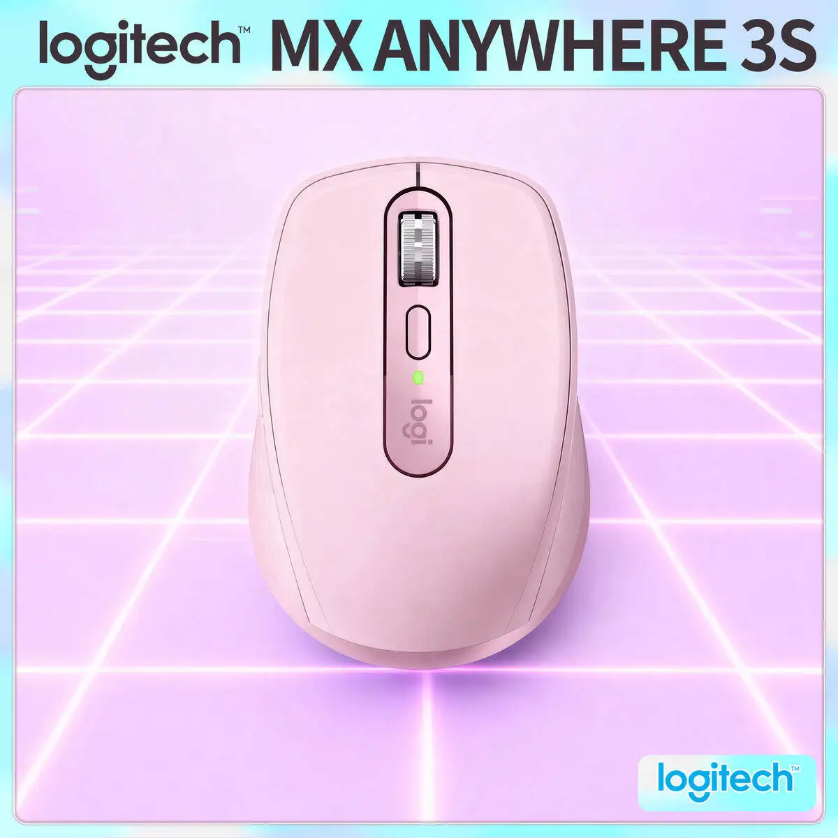 

Logitech MX Anywhere 3S Bluetooth Mouse Ultra Fast Scrolling for Laptop Desktop Office Work