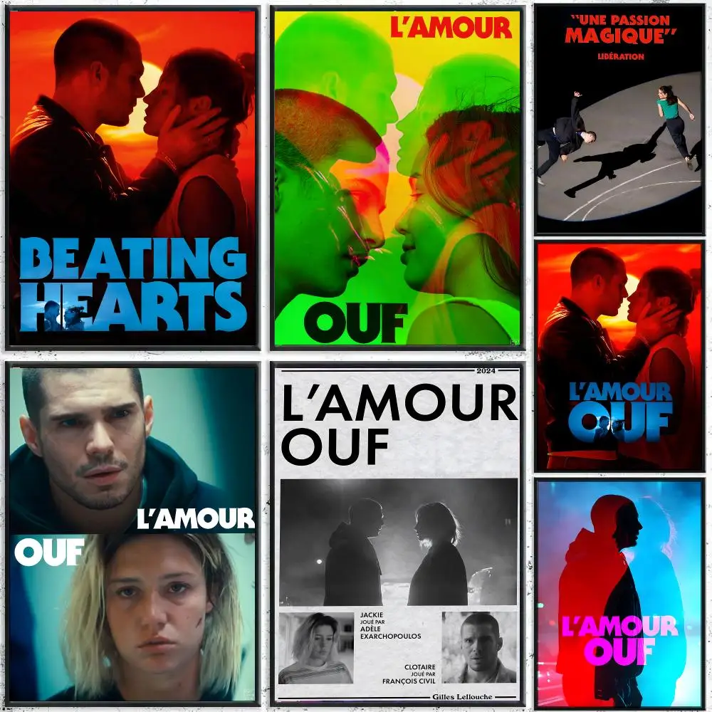 B-Beating Hearts Movie Poster High-Quality Waterproof Wall Decal for Study, Living Room & Garage, Great Gift for Fans