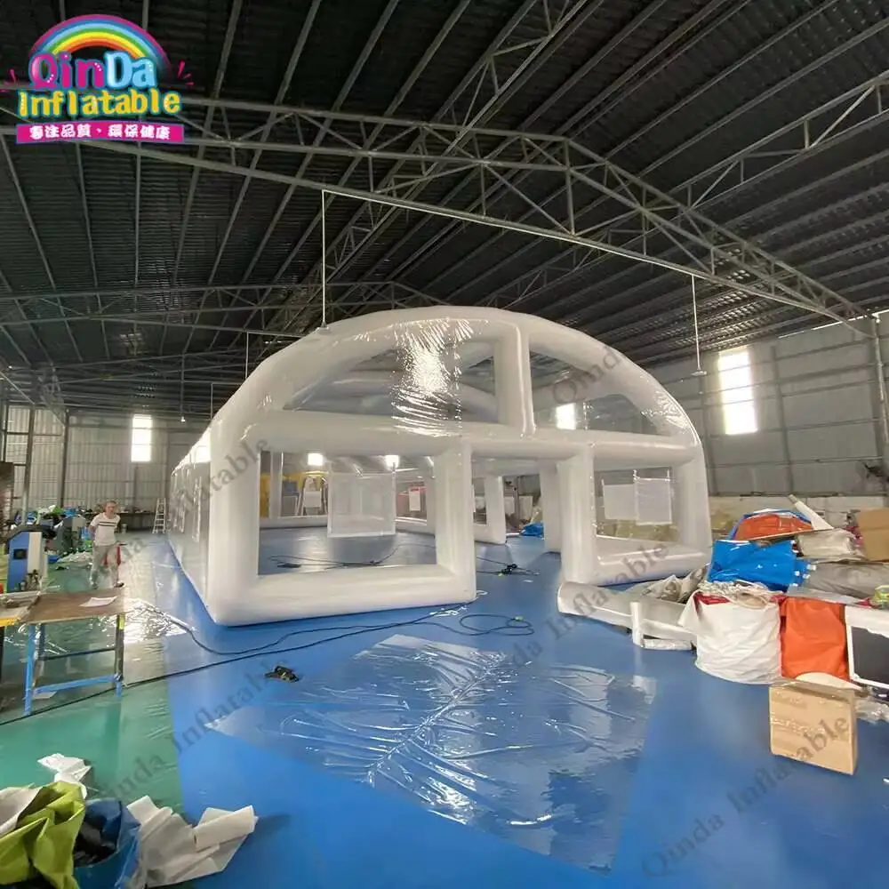 New Design Clear Bubble Swimming Pool Dome Tent Customized Inflatable Pool Cover Tent