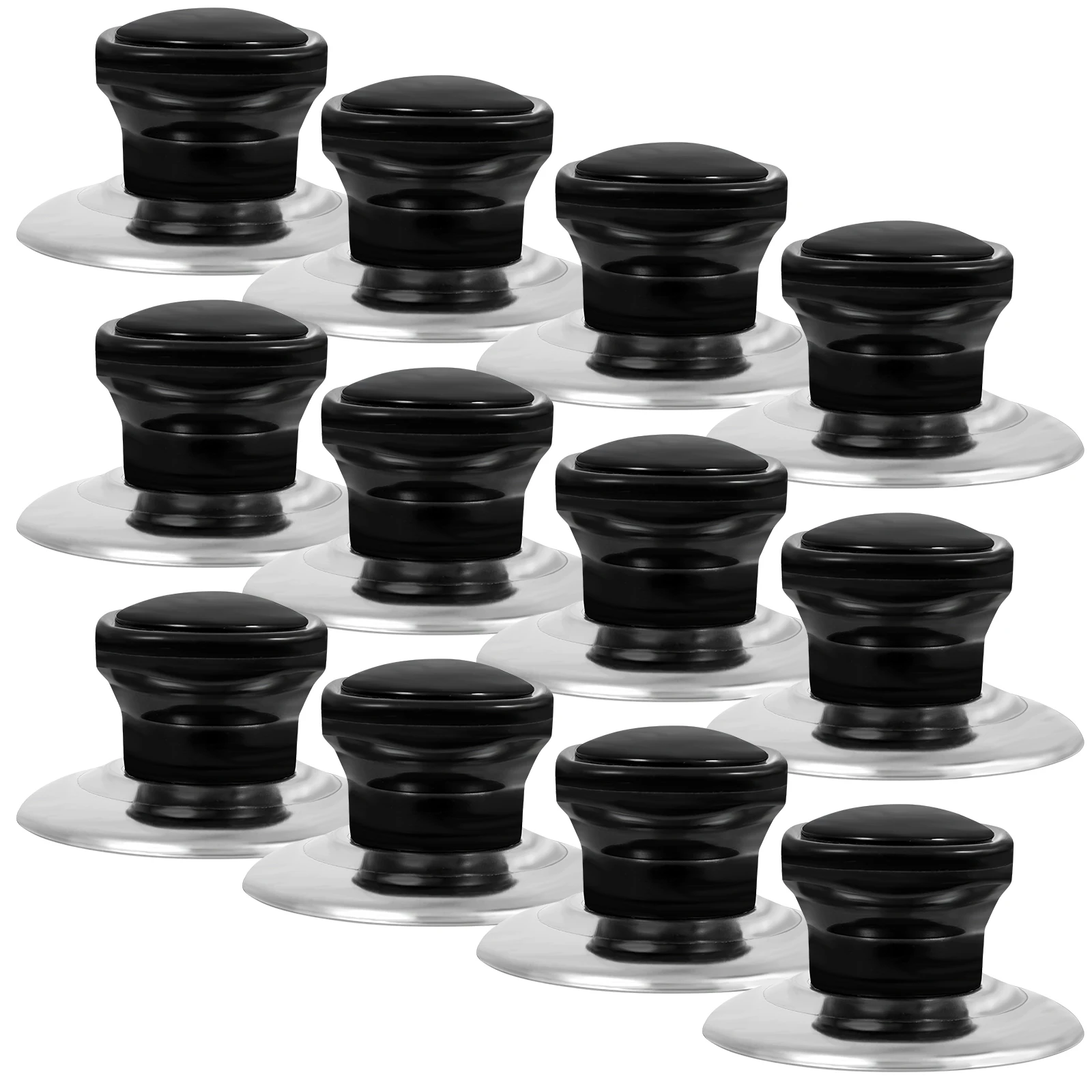 

12 Pcs Pot Lid Knob Square Top Beads Spiral H Replacement Cookware Accessories Heat Resistant Ergonomic Pan Lid Knobs