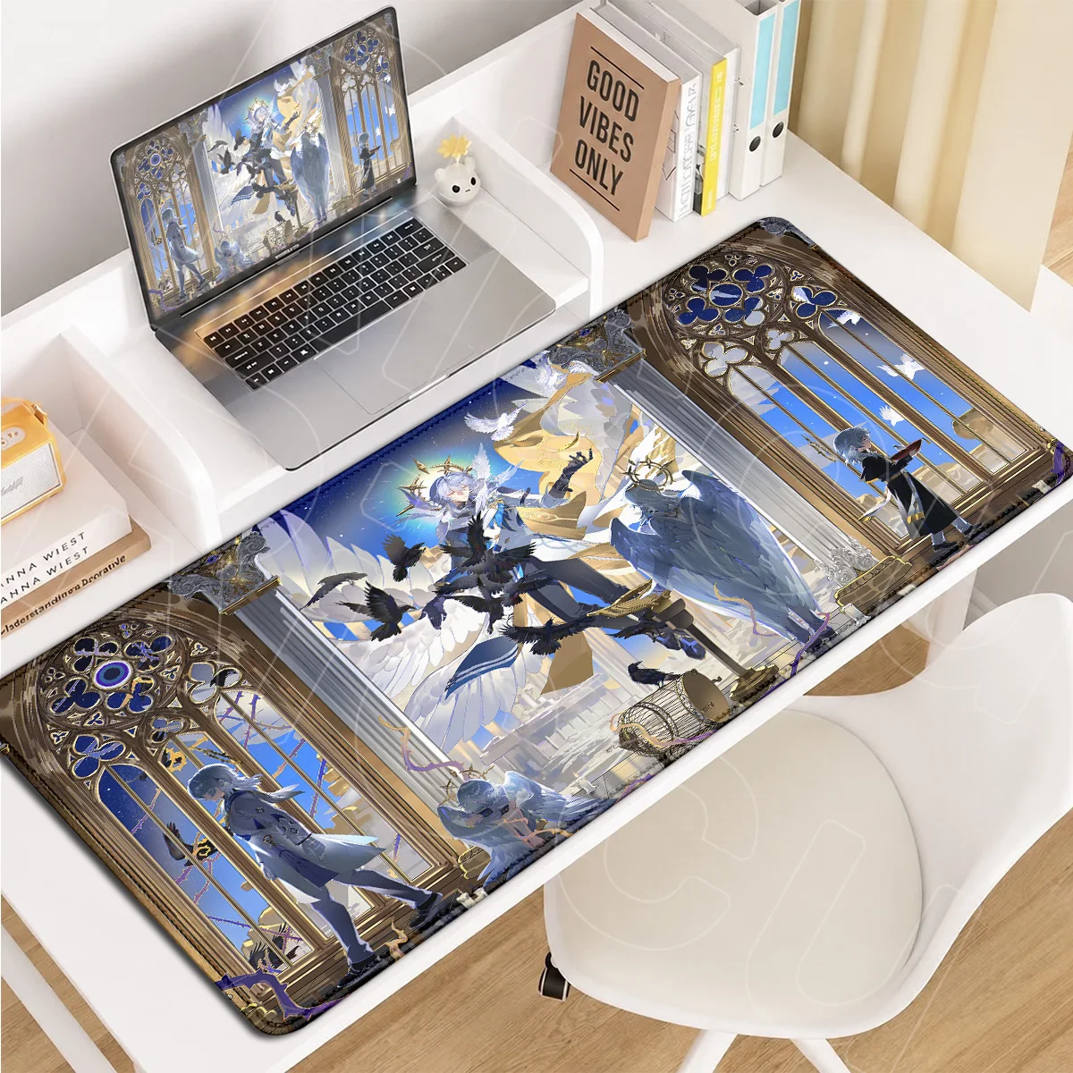 Honkai Star Rail HSR Mauspad Cool Sunday Neue Tapete Mauspad Große Notebook-Tastaturunterlage 90x40cm Genähter Rand Anime-Spielteppich – Detail 10