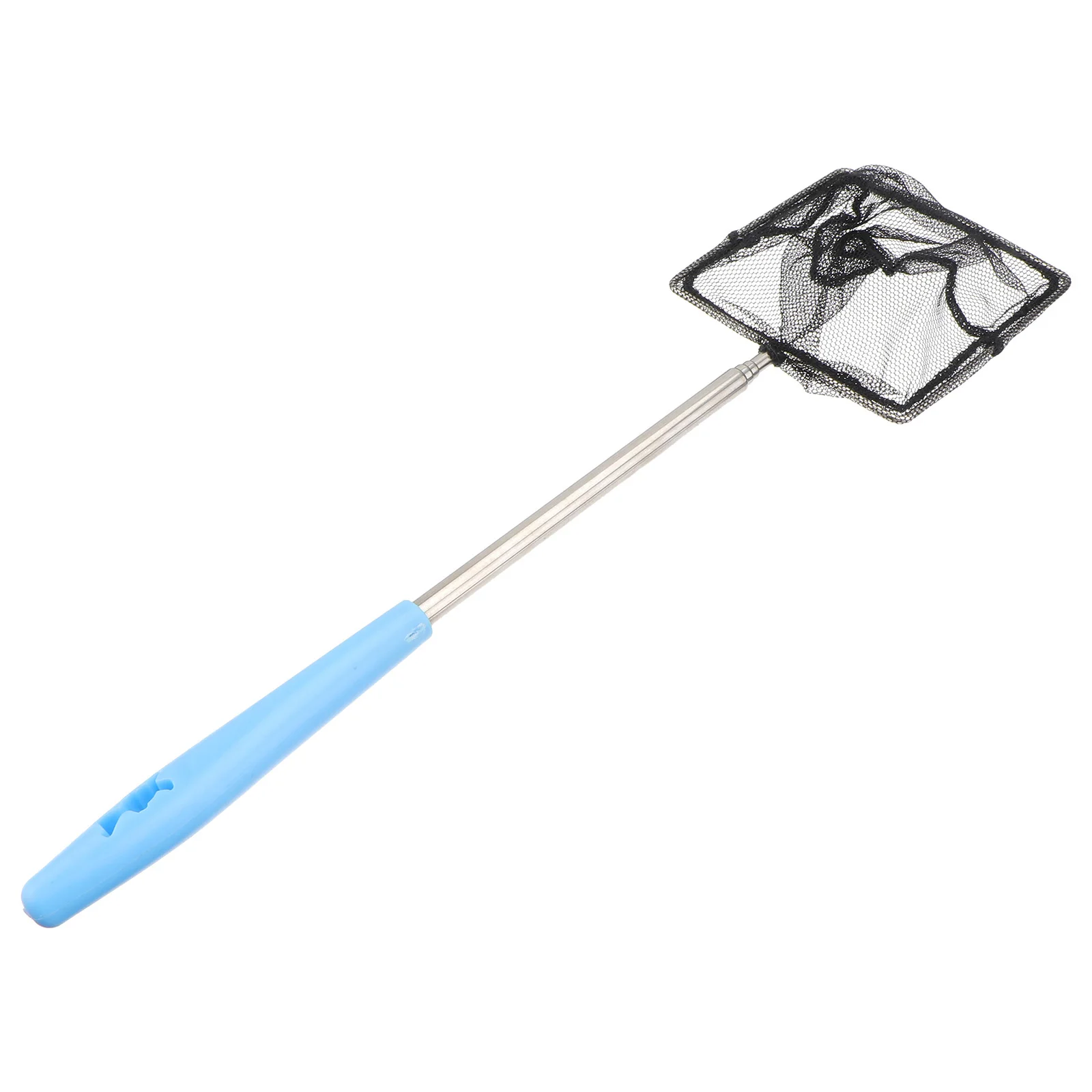 

1Pcs Stainless Steel Telescopic Fishing Net Foldable Pole Anti-Sag Square Mesh Landing Net for River Lake Sea Boat Fish Tank