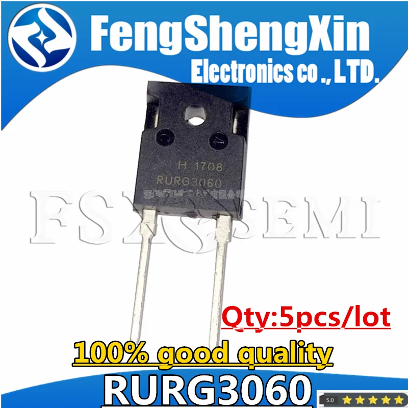 

5pcs RURG3060 TO247-2 Chips