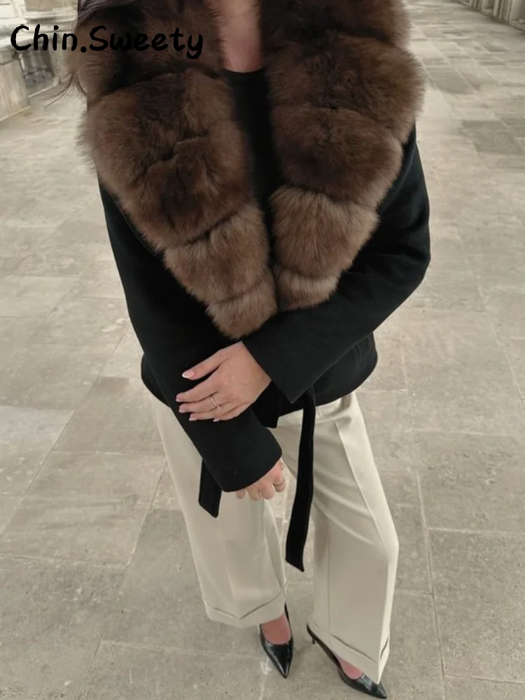 

Модная женская куртка на шнуровке, свободная однотонная куртка с лацканами и карманами на рукавах, женские куртки для поездок на работу, осень 2024, женские уличные пальто, новинка