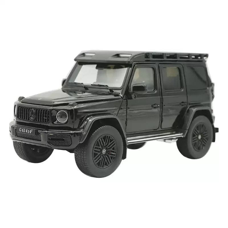 In stock iscale 1:18 4X4² G63 large G alloy compression shaft miniature model, adult decoration, boy toy, children\'s  gift