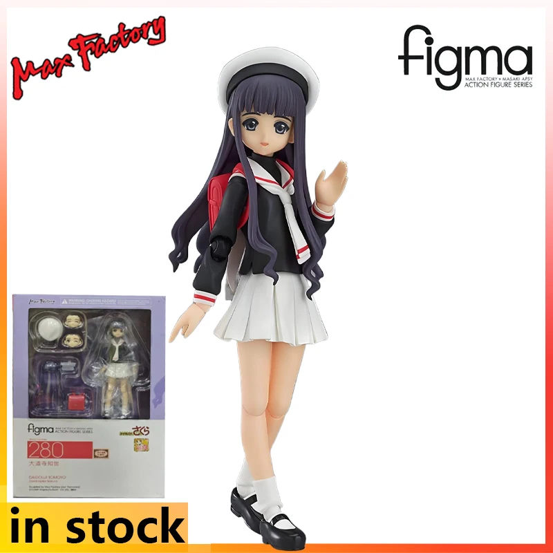 Max Factory Figma Finished Product Movable Exquisite Proportional Doll Cardcaptor Sakura Anime Toys Model Festival Gift for Boys