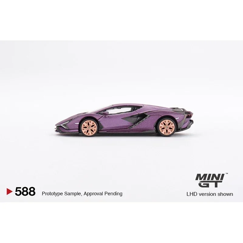 

MINIGT 588 1:64 Lamborghini Sián FKP 37 Matte Viola SE30 HongKong Exclusive Diecast Car Model Toys