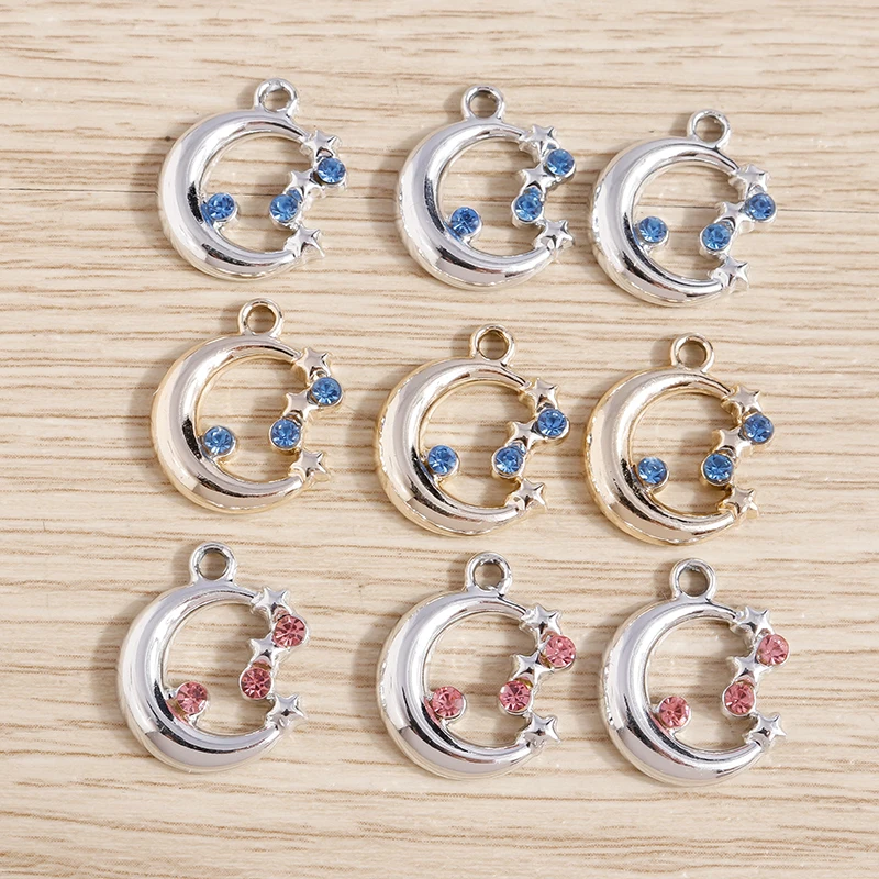Tusember 10 Stück 17*21mm modische hohle Stern-Perlenanhänger für Ohrringe, Armbänder, Halsketten, Anhänger, handgefertigte Schmuckherstellung – Detail 14