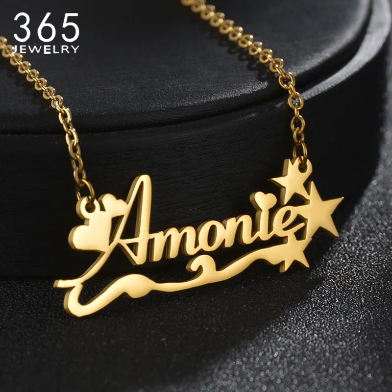 New Trendy Variety Styles New Arrival Fashion Necklaces Stainless Steel Custom Name Necklaces Personalized Pendant Jewelry Gifts