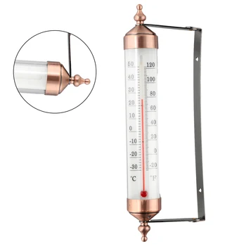 1Pcs Outdoor Thermometer Garden Patio Outside Wall Greenhouse Sun Terrace -30-50°C Thermometer Garden Outdoor Supplies Tool