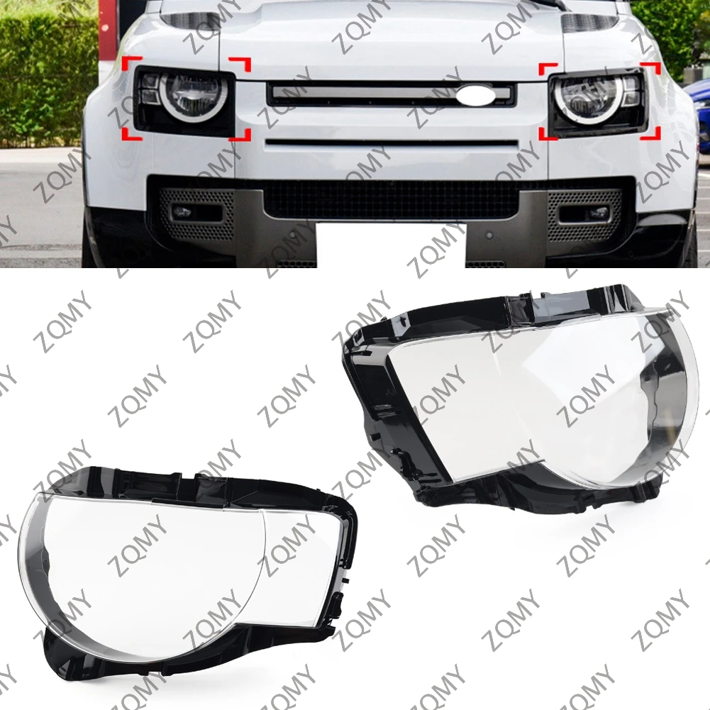 

Car Headlight Lens Cover Headlamp Lampshade Lamp Shell For Land Rover Defender 90 110 130 2020 2021 2022 2023