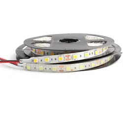 12V LED Strip RGB Light Not-Waterproof 60led/m 5050 RGB 1M 5M Led Strip Light 12 V Volt Flexible Diode Ribbon light TV Backlight