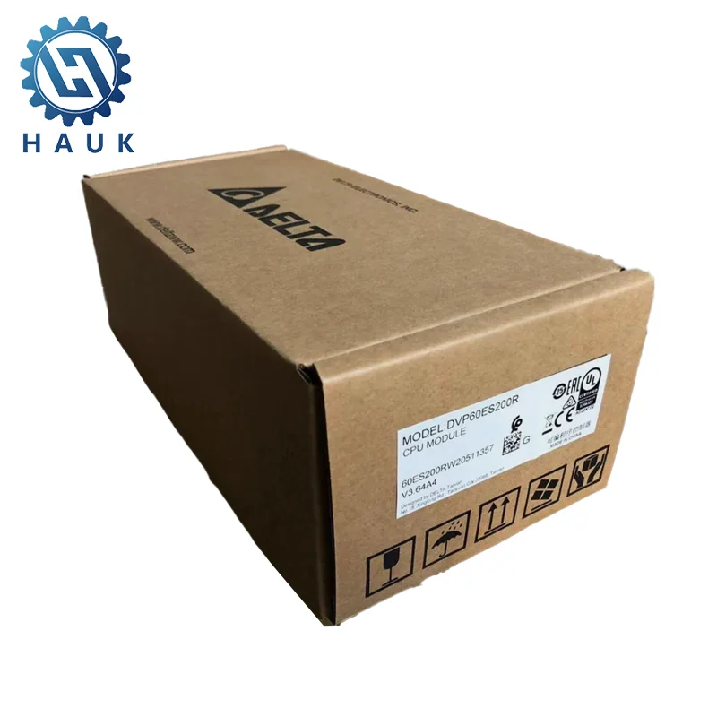 New Original  DVP60ES200R PLC Controller 60 I/O Points 24VDC High Speed Compact Automation Programming Controller