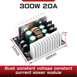 300W 20A DC-DC Buck Converter Step Down Module Constant Current LED Driver Power Step Down Voltage Module