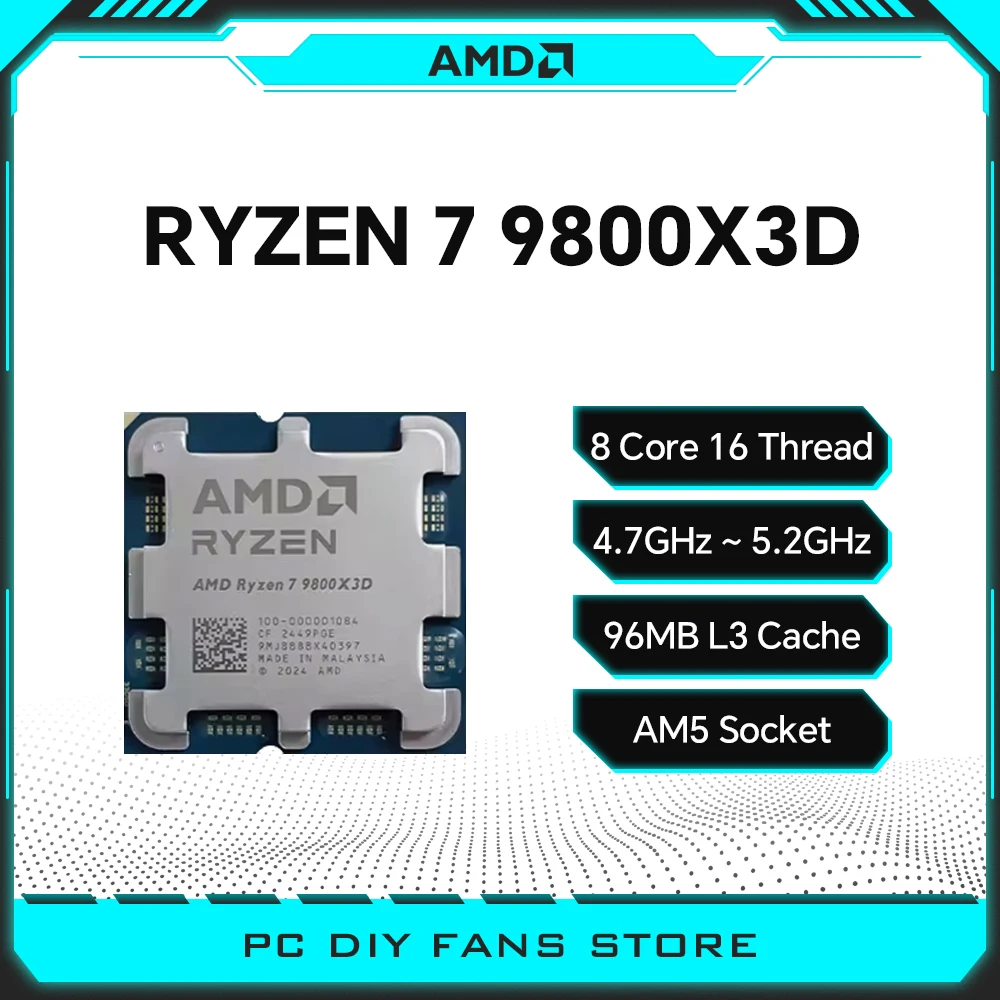 AMD Ryzen 7 9700X3D: O Processador de Jogos que Transforma sua