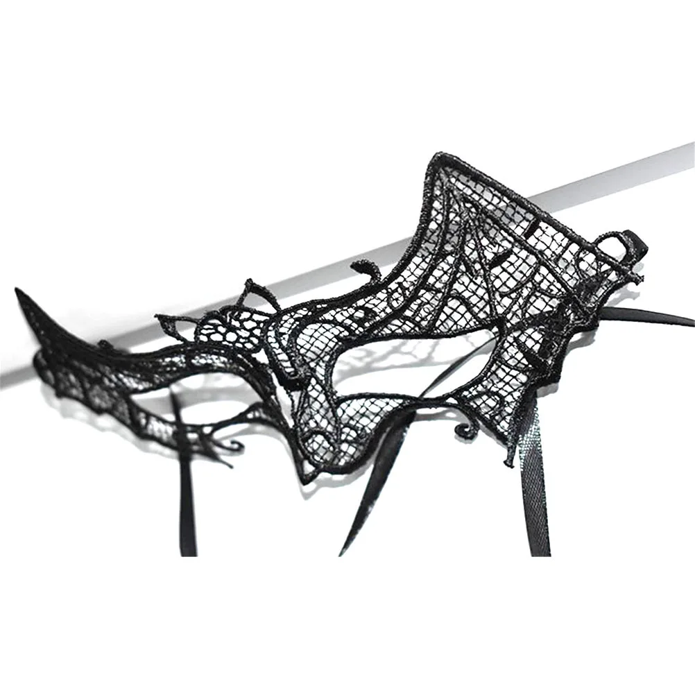 

Black Lace Mask Delicate Exquisite Masquerade Halloween Dance Club Eyecup Charming Eye-Catching Costume Lace Mask