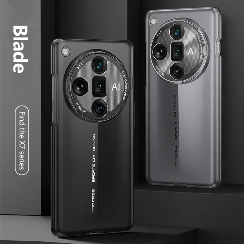 Matte PC Hard Case For OPPO Find X7 Ultra X5 X5Pro X3 X3Pro Porsche Design Glass Film Screen Precision Camera Protection Cover