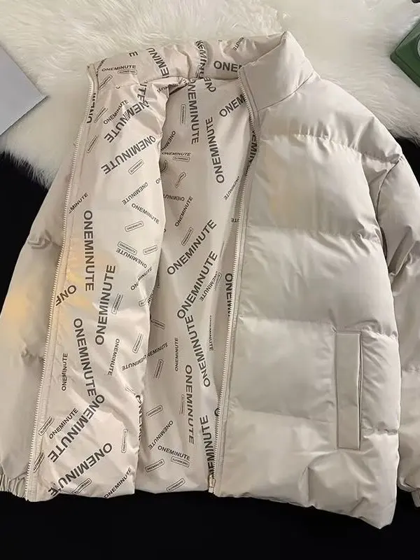 

Мужская зимняя тютная хлебная куртка, молодежная модная хлопковая одежда, корейская версия, морозостойкое хлопковое пальто