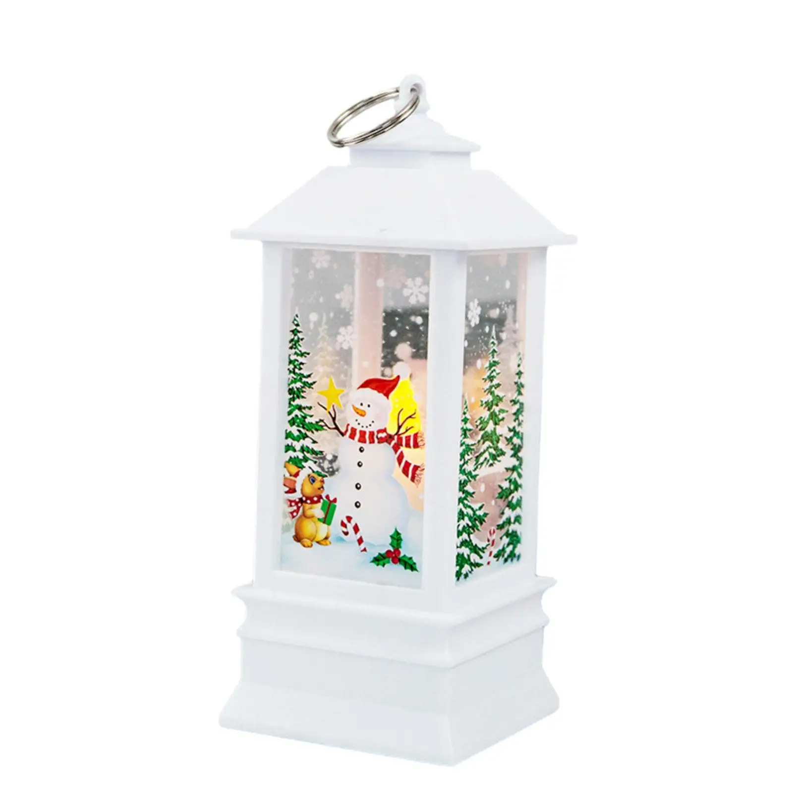 Christmas Decoration LED Hanging Lantern Battery Operated Xmas Decorative Lamp Xmas Night Light for Study Room Versatile