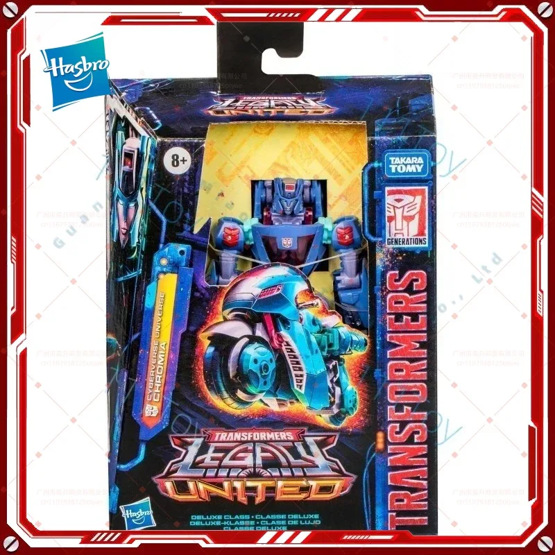 

In Stock Hasbro Transformers Classic Toys Legacy United Deluxe Class Chromia Action Figure Robot Toy Collectibles Gifts Hobbies
