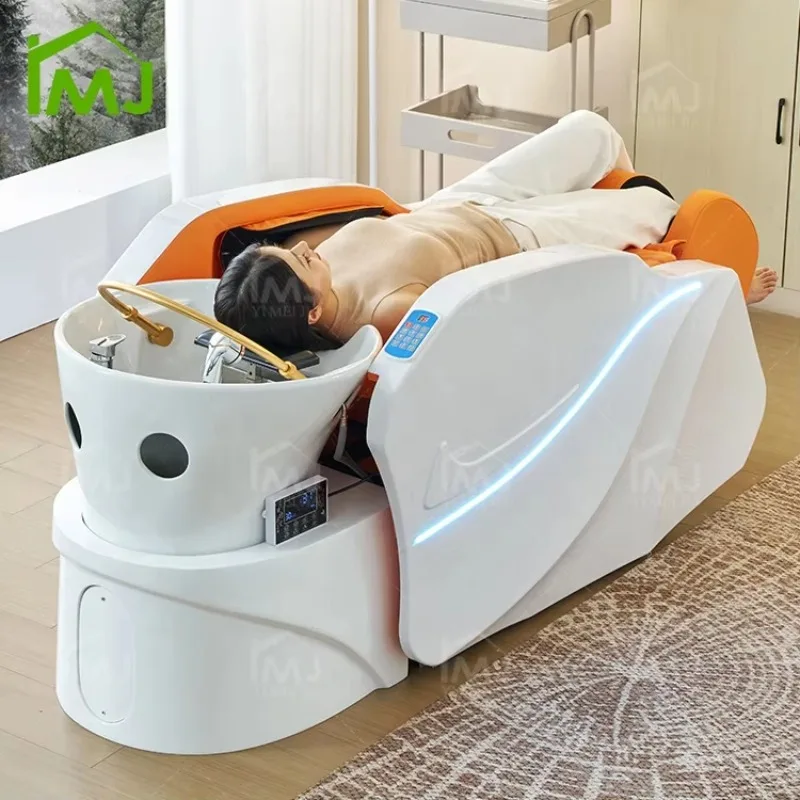 Hair Washing Facial Nursing Salon Electric Water Therapy Massage Japanese Head Spa Bed