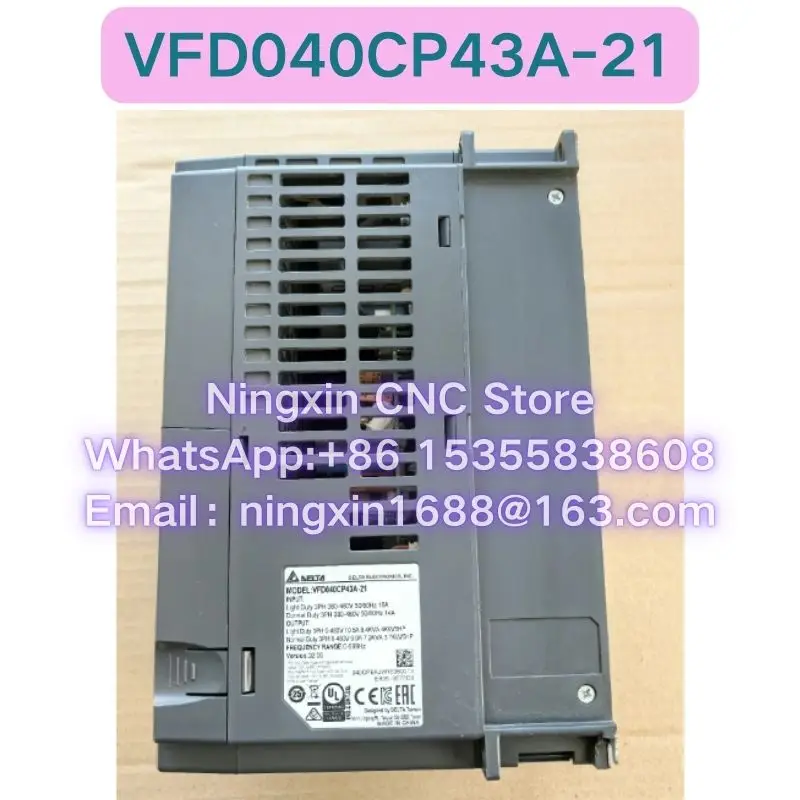 Used VFD040CP43A-21 Inverter Functional test OK Fast delivery