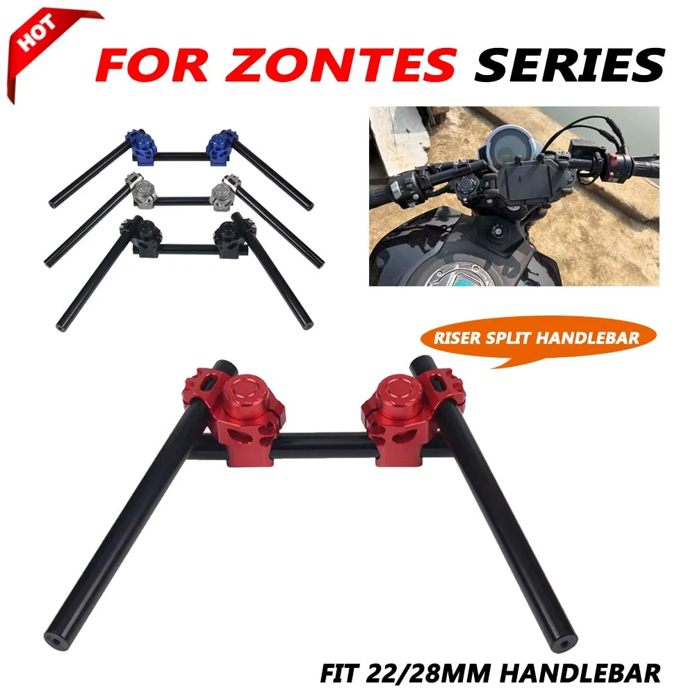 

For Zontes G1 125 ZT125-U 155-U G1-125 ZT125-U ZT125 U G2 KD150-G1-G2 Motorcycle Modified Fork Riser Clipon Split Handlebar