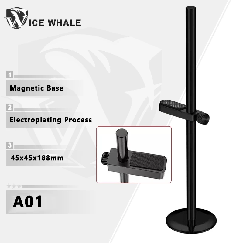 

Кронштейн для видеокарты ICE Whale: регулируемый телескопический металлический вертикальный кронштейн для GPU, предотвращающий изгибание видеокарты