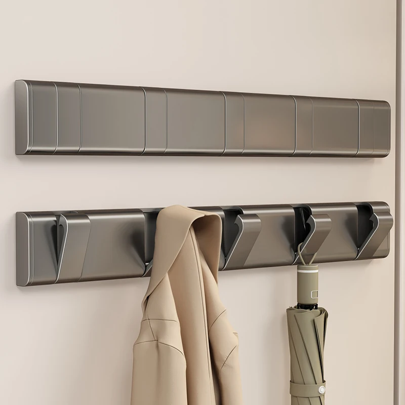 

Perforated entrance, strong viscose, no punching, no trace, back door coat hook, folding bathroom row hook