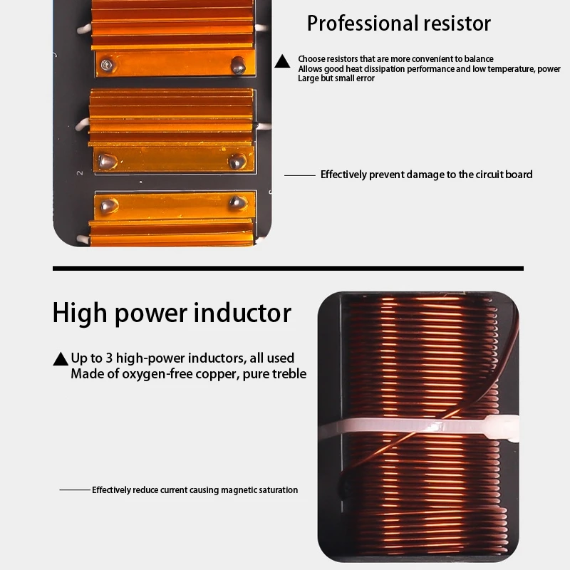 1500W High Power Speaker Crossover 3 Way High-Low 8 Ohm Frequency Divider for Speaker, Crossover Point 1600/2800Hz