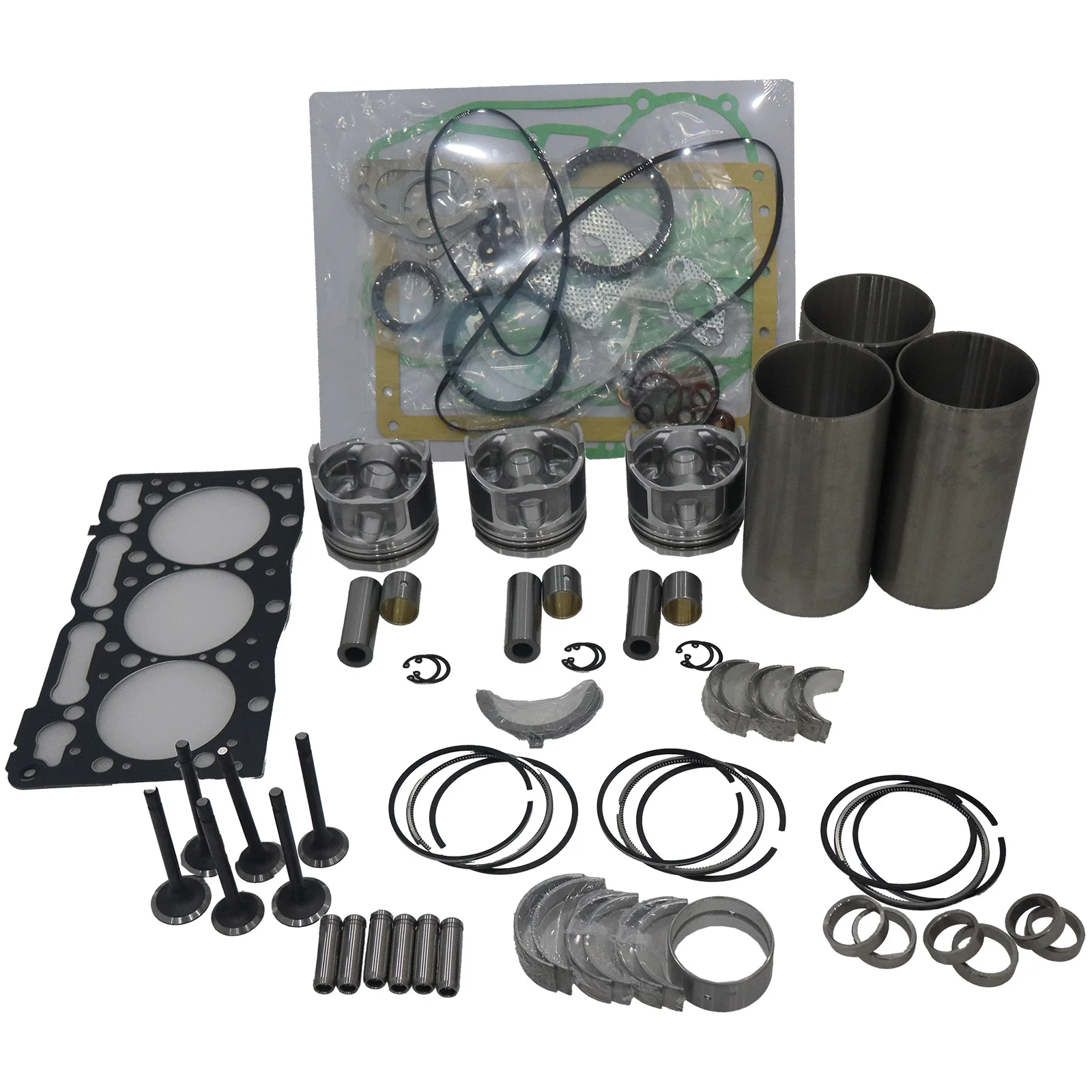 

D1105 Overhaul Rebuild Kit For Kubota D1105 Engine KX41 KX36-2 KX41-2 U25S Excavator F2400 F2560E F2880 F2680E B1750D Tractor
