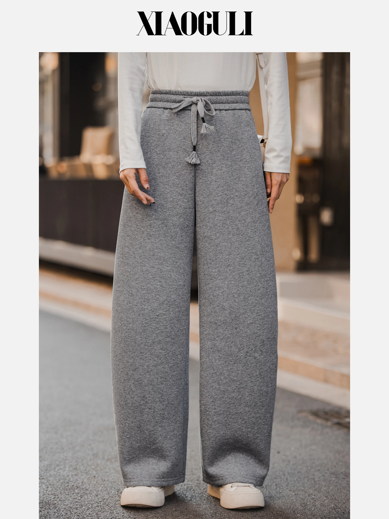 

Женские повседневные брюки с высокой талией, утягивающие, весна 2026, модель «Бенд Найф», с зауженными штанинами, повседневные брюки-кюлоты