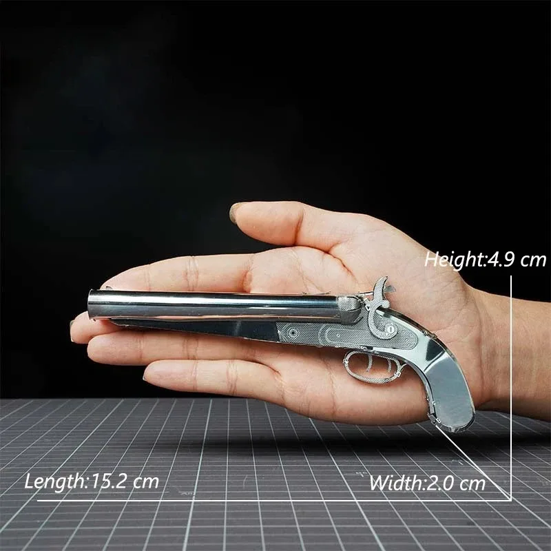 Wild West Short Shotgun 3D Metal Puzzle Military Assembly Model Laser Cutting Jigsaw Puzzle Toys For Kids Adult