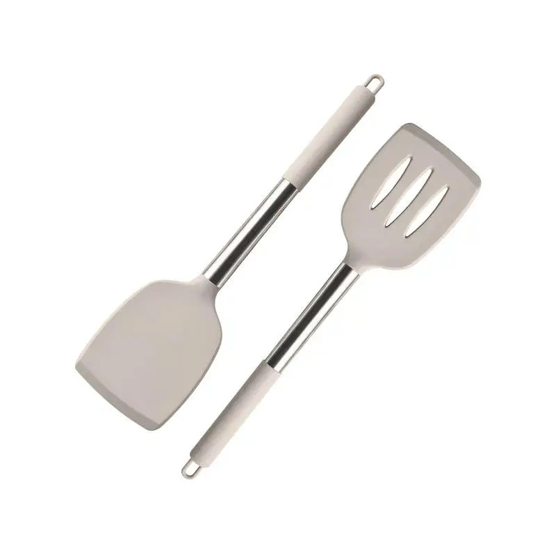 

Набор силиконовых токарных станков, 2 упаковки термостойких лопаток для приготовления рыбы, яиц, блинов, кухонной утвари цвета хаки