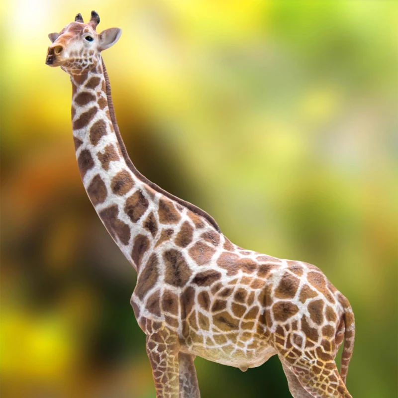 

Giraffe Benba Zoo Growth Companion Boutique Model 16 Cute Handmade Desktop Ornament Gift Surprise for Children's Festivals