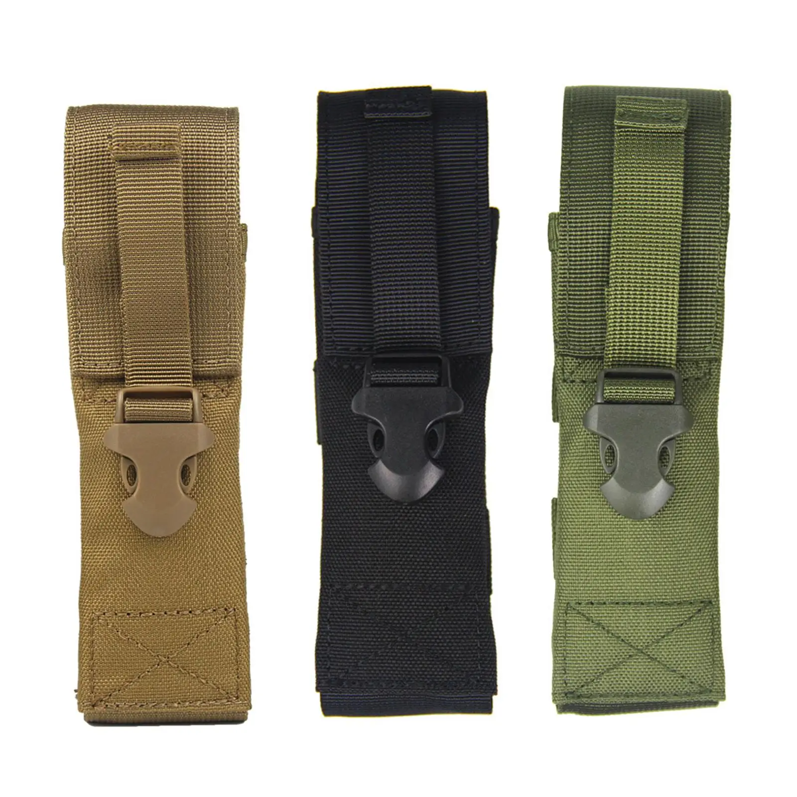 Estojo de lanterna de nylon, estojo de transporte multiuso à prova d'água LED para acampamento e caminhada