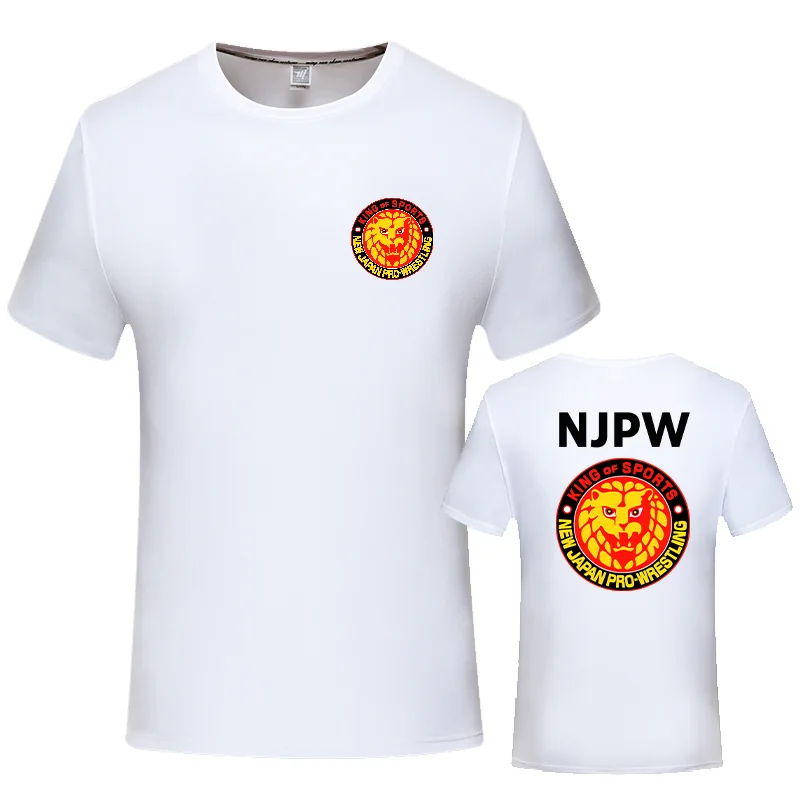 Hot Sale Fashion Njpw New Japan Pro Wrestling Puroresu Lion Logo T-shirt Men Casual T Shirt Hip Hop Tees Top child tshirt kids