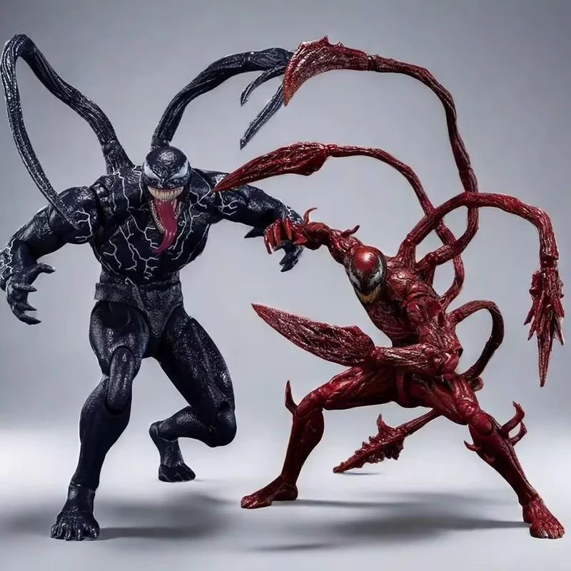 Carnage SHF Marvel Venom Let There Be Carnage versión de película figura de acción articulada modelo de juguete figura de exhibición coleccionable juguete