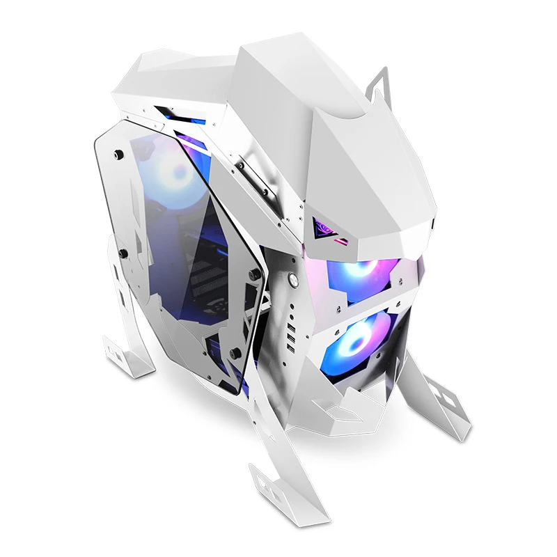 Lovingcool Factory High Quality Unique Style Computer case ATX/M-ATX/ITX Towers with Tempered Glass CPU Cooler Fan for Gaming PC