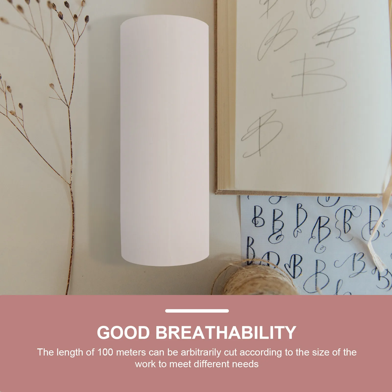 

1 Roll Premium Thickened Shoji Rice Paper for Chinese Calligraphy Practice Writing Sumi Ink Painting Drawing Watercolor Brush