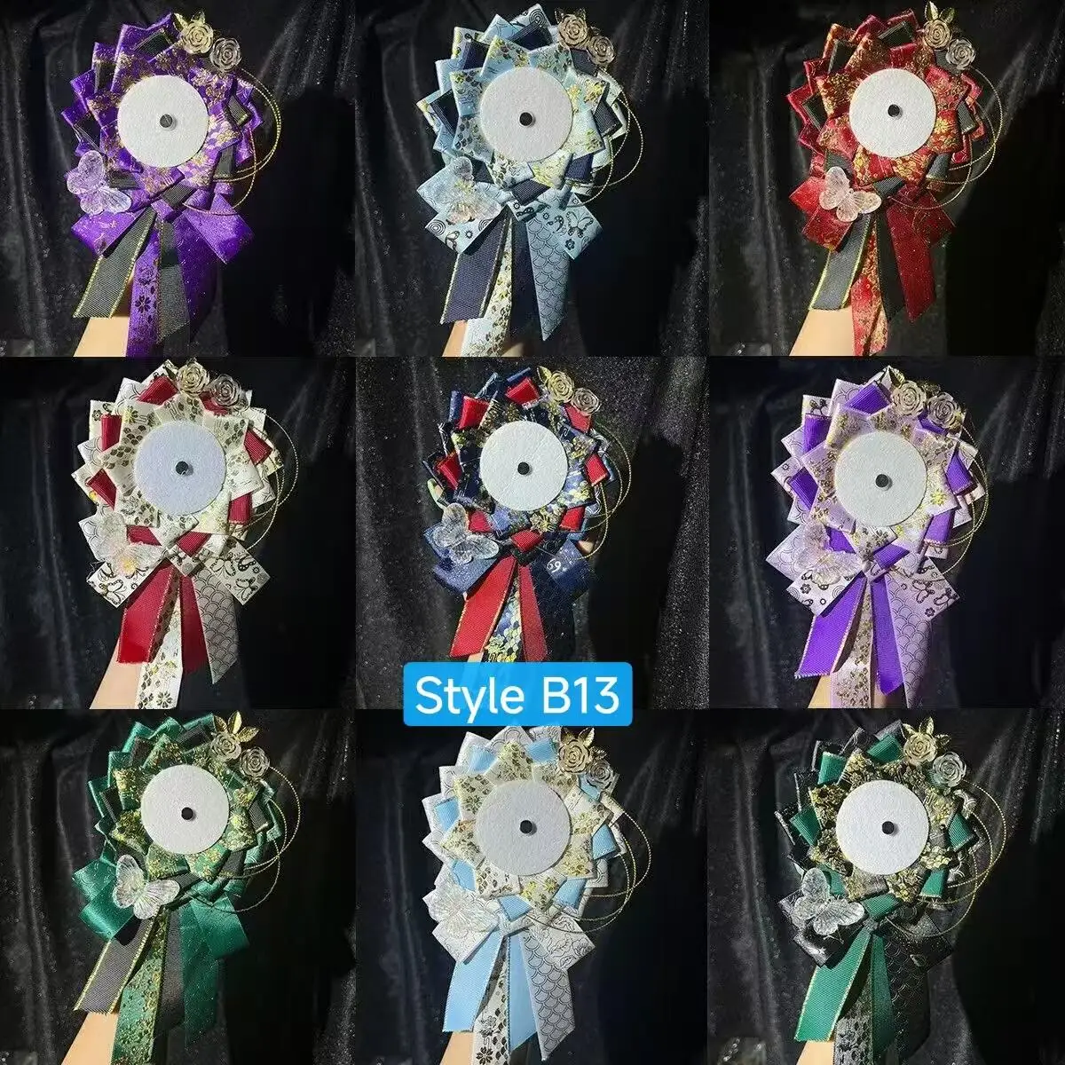 55-75mm Ribbon Flower Badge Stand For Itabag Decoration Accessory Itabag Decor Base Anime Merch Badge Tray Pin Protection Holder