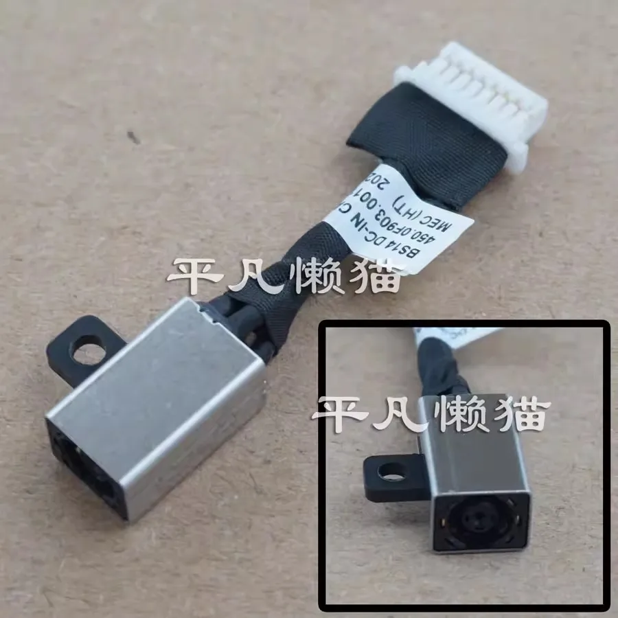 

Разъем питания постоянного тока, кабель для Dell Inspiron 14 5481 5482 5485 5491 15 5591, разъем, порт 450.0F903.0011 0WJXD9