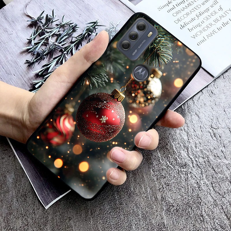 جراب هاتف لهاتف Moto G85 G55 G05 G14 G75 G31 G50 G10 G20 G30 G60 G13 G32 G84 G54 G53 G72 G24 قوة الشتاء عيد الميلاد