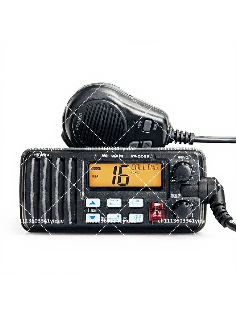 Marine VHF Radio Walkie Talkie 25W, CCS Certified, Waterproof Handheld for Fishery Inspection & Maritime Communication