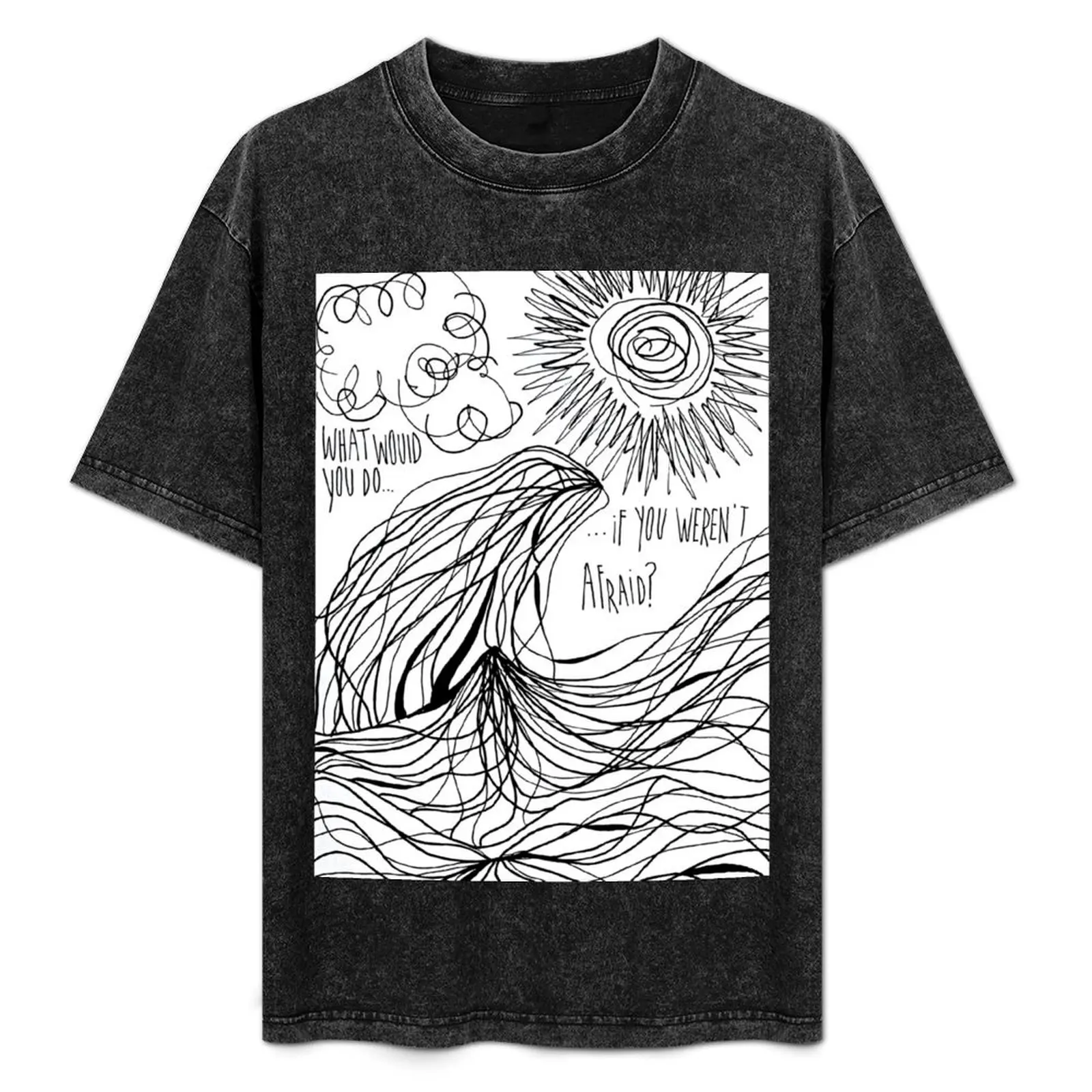 

WWYD IYWA T-Shirt Relaxed Fit Casual Short Sleeve Top