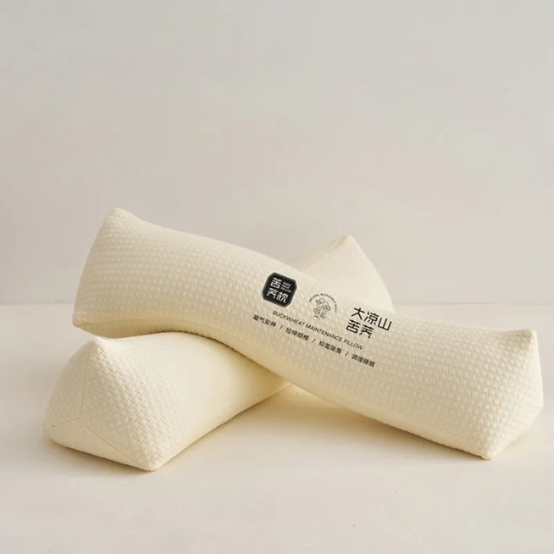 tartary buckwheat triangular neck pillow buckwheat pillow fits the curve of the cervical spine and cannot sleep for a long time