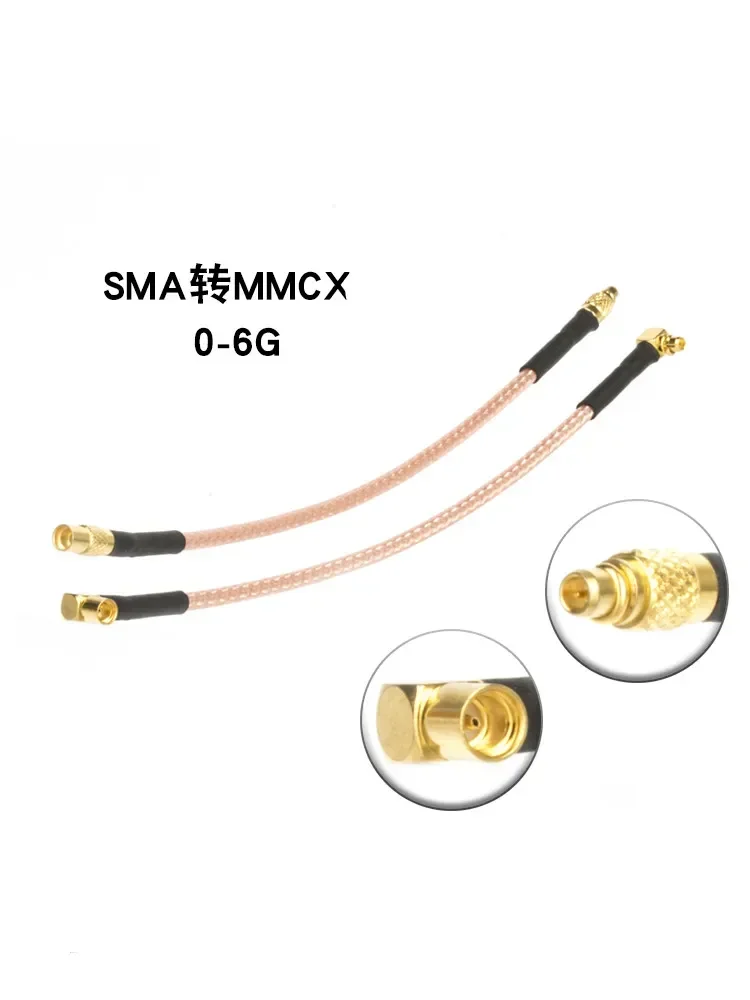 5pcs SMA to MMC X-ray RF cable jumper, public to bus extension cable connection line, RG316 silver plated feeder