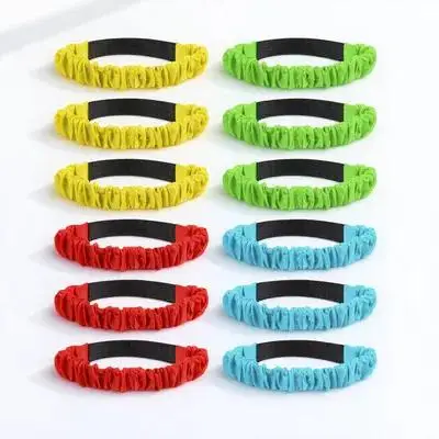 12 قطعة شخصين ثلاثة الساق سباق العصابات مطاطا هوك حلقة السحابة دائم لعبة حفلة لوازم الرياضة في الهواء الطلق التتابع المنافسة #6